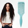 Curl Defining Hair Brush Vented Scalp Massage Air Cushion Comb Curly Hair Shaping Styling Detangling Brush Women Hairdressing Tool