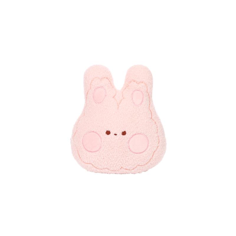 Cute Little Rabbit Car Seat Cushion, Autumn Winter Plush Warm Comfortable Thickened Car Seat Cover Cartoon Vehicle Seat Pad