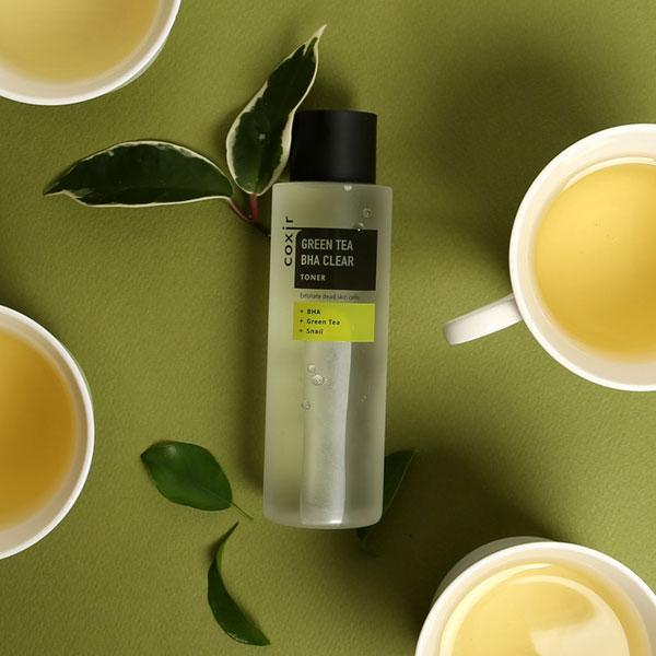 Coxir Зеленый чай BHA прозрачный тоник 150 мл