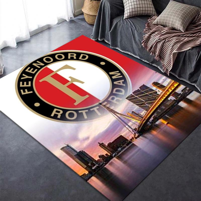 2025 Новый ковер Feyenoord для гостиной, спальни, дома, дивана, детская игровая, нескользящий напольный коврик 54