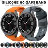 Silikon Bo'shliqsiz tasma Samsung Galaxy Watch6 5 4 40mm 44mm Classic 47mm 43mm 42 46mm 5 pro 45mm bilaguzuk rezina tasma
