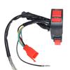 7/8" Universal Motorcycle Handlebar Control Switch Ignition Kill Start Switch ON OFF For YAMAHA BWS Kawasaki Electric Dirt 125 Pit Bike