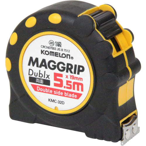 Komelon Convex MagGrip Double-Sided Scale, 19mm Tape Width, 5.5M, KMC-32D