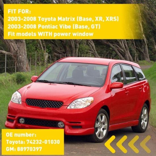 Для Toyota Matrix 2003-2008 Базовая XR XRS ПАНЕЛЬ ПЕРЕКЛЮЧАТЕЛЯ СТЕКЛОПОДЪЕМНИКА ВОДИТЕЛЯ
