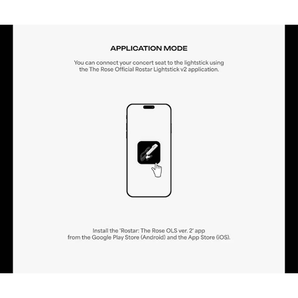 THE ROSE Official Light Stick Ver.2 Rostar