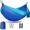 Camping Hammock Lightweight, Portable Hammocks Parachute Hammock with Two Tree Straps, Single or Double Travel Swing Nylon Camp Hammocks