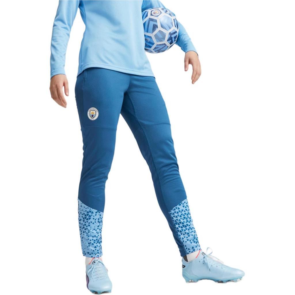 Puma Манчестер Сити Трикотажные Штаны Женские Озерно-Синие 772866-06