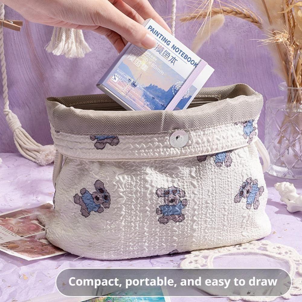 Mini Watercolor Paint Palette Set Acrylic Travel Painting Tray Kit Empty Paint Box Travel