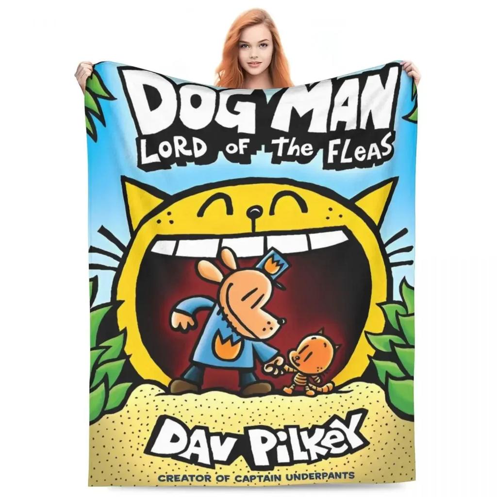 Новое мультяшное одеяло с принтом Аниме D-Dog Man, одеяла для пикника, теплое одеяло, мягкое и удобное одеяло, для дома, путешествий, на день рождения