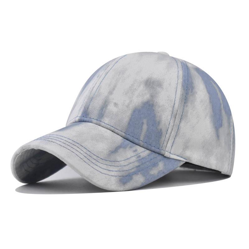 Мужская и женская хлопковая джинсовая кепка из выстиранного хлопка, джинсовая бейсболка с эффектом выцветания, простая кепка с легким козырьком