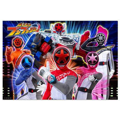 Теньо (Теньо) [Сделано в Японии] Детский пазл: Беги, Бакудзё Сэнтай Бунбунгер, 40 штук (26x38см), Детский пазл MK-40-625, Включает пальто,