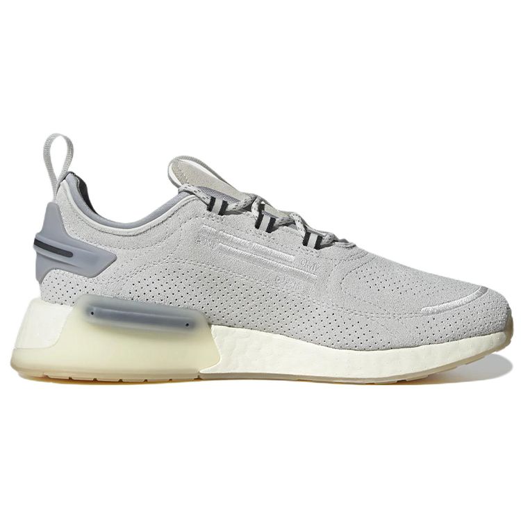 Adidas Кроссовки унисекс NMD_R1 V3 серые с серебристым гало серые-оф-вайт GX2090