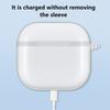 Защитный чехол для наушников, подходящий для Air Pods 4, противоударный чехол, моющийся корпус, пылезащитный чехол, мягкая защитная пленка