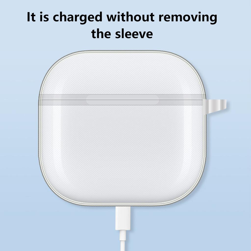 Защитный чехол для наушников, подходящий для Air Pods 4, противоударный чехол, моющийся корпус, пылезащитный чехол, мягкая защитная пленка