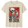 No Soul Just Espresso Coffee Halloween Unisexs TShirt Unisexs Tee Graphic Unisex Top