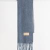 halden two tone cashmere muffler (M001_blue)
