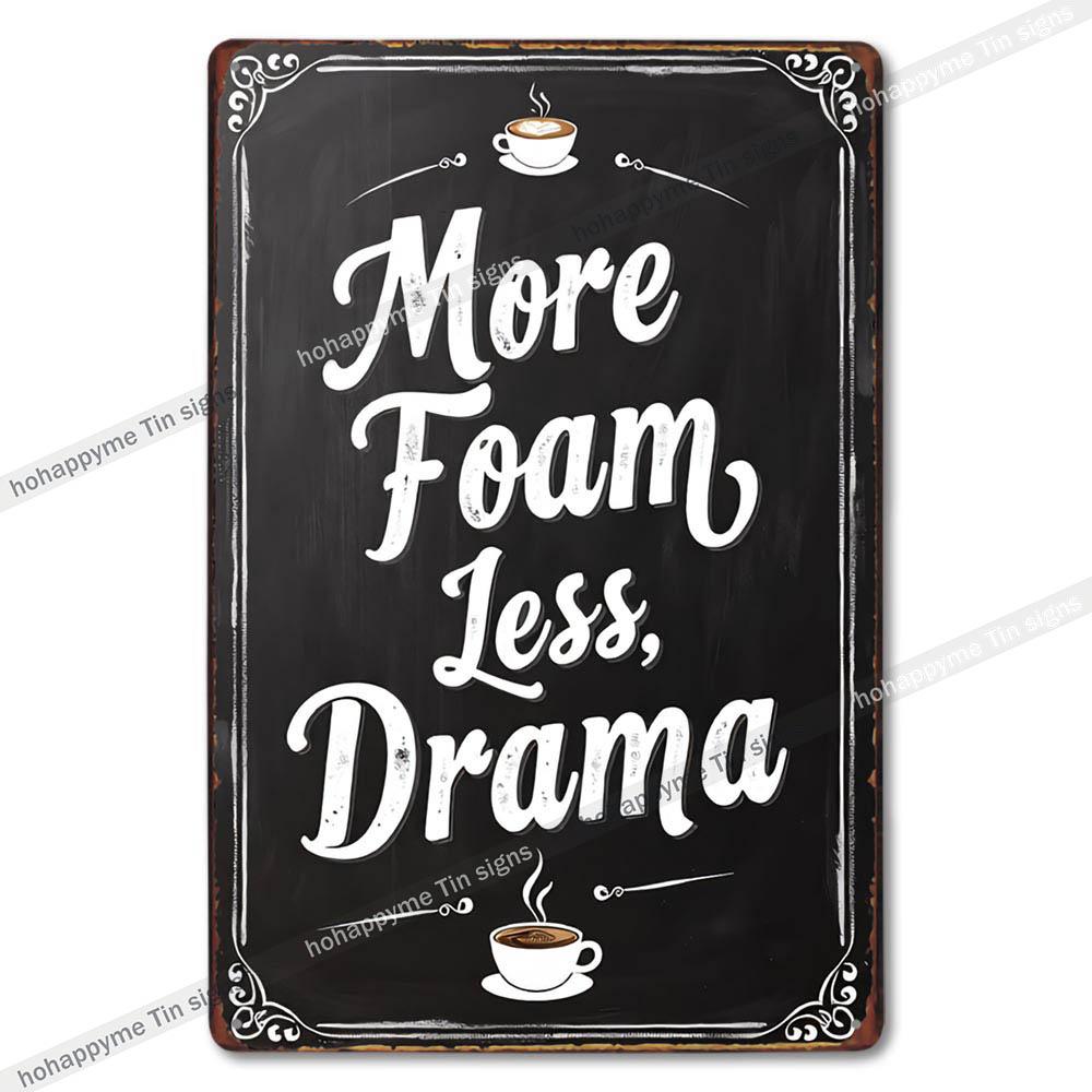 Retro Coffee Metal Tin Sign Vintage Wall Art Decor Grinder Decorative Kitchen Dining Room Home Decor Gift Idea