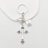 Keychain Hollow Cross Pendant Keychain Party Gift