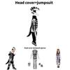 Детский костюм динозавра-скелета на Хэллоуин для косплея, для сцены и мероприятия