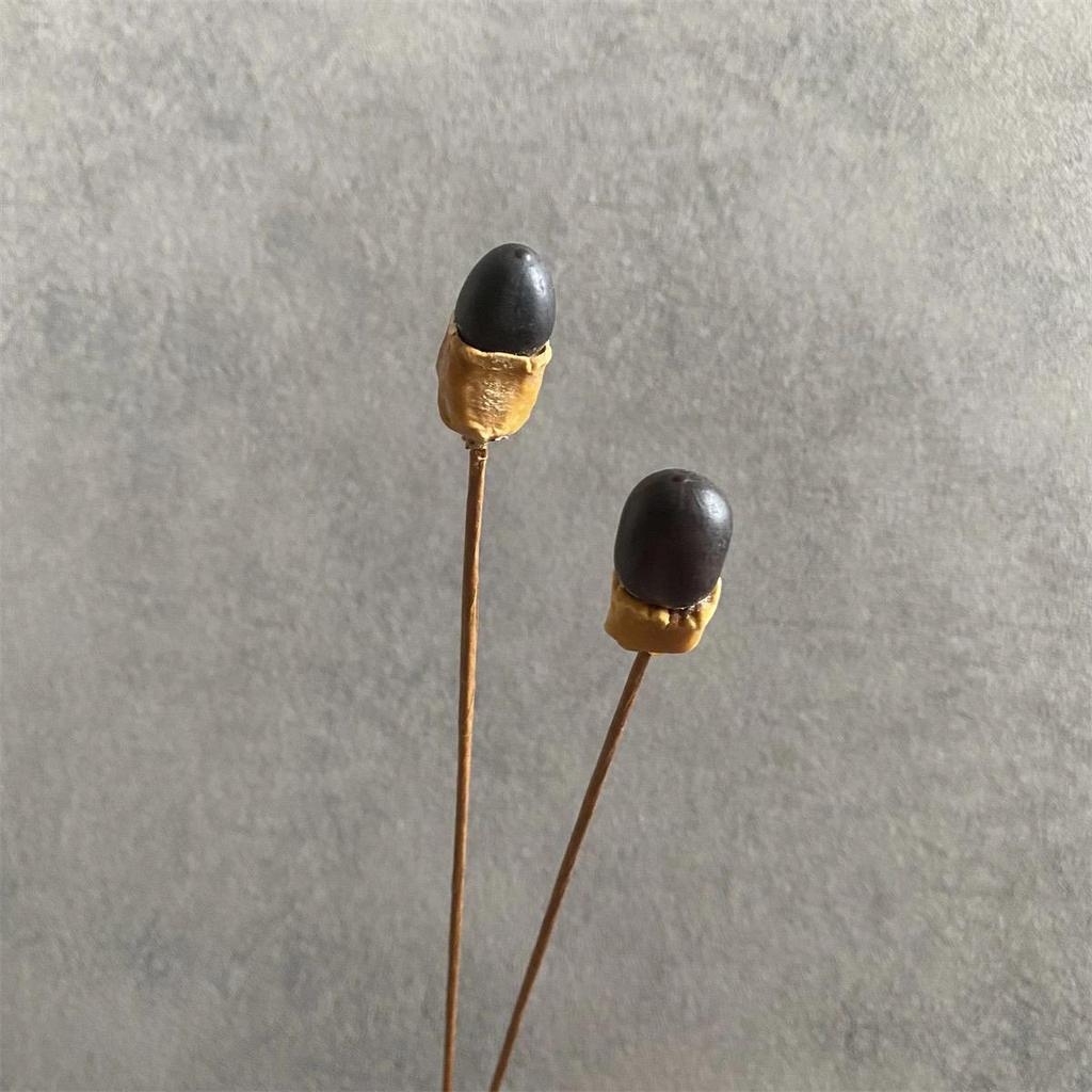 Zen Bouquet: Preserved Natural Cotton and Wheat Ear Flower Arrangement for Living Room Decor