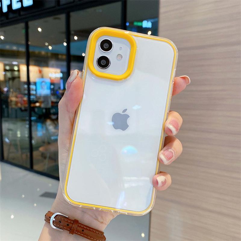 2023 3 in 1 clear Bumper Shockproof case Logo Print Mobile Cover Custom Phone case for iphone 14 Pro Max