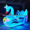 Children's & Adults' Luminous Electric Scooter with Seat - Outdoor Double Bumper Amusement Vehicle