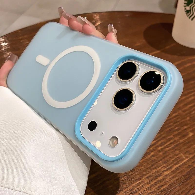 Гелевый Магнитный Матовый Чехол для iPhone 17 Pro Max - Серия Apple Air 16, Полное Покрытие, Премиальная Защита