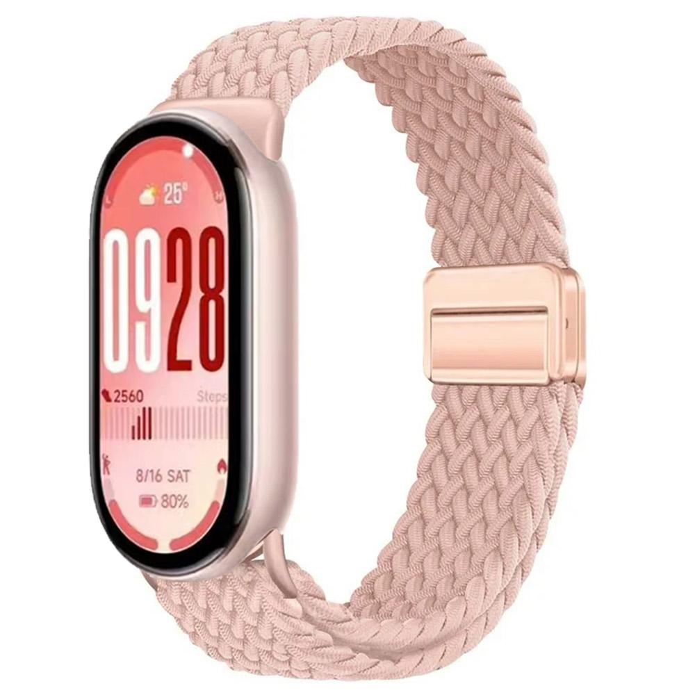 Нейлоновый петлевой ремешок для Xiaomi Mi Band 10 Браслет Плетеный Браслет Дышащий Наручный ремешок для XiaoMi Band 8 9 10 NFC Магнитная застежка Ремень
