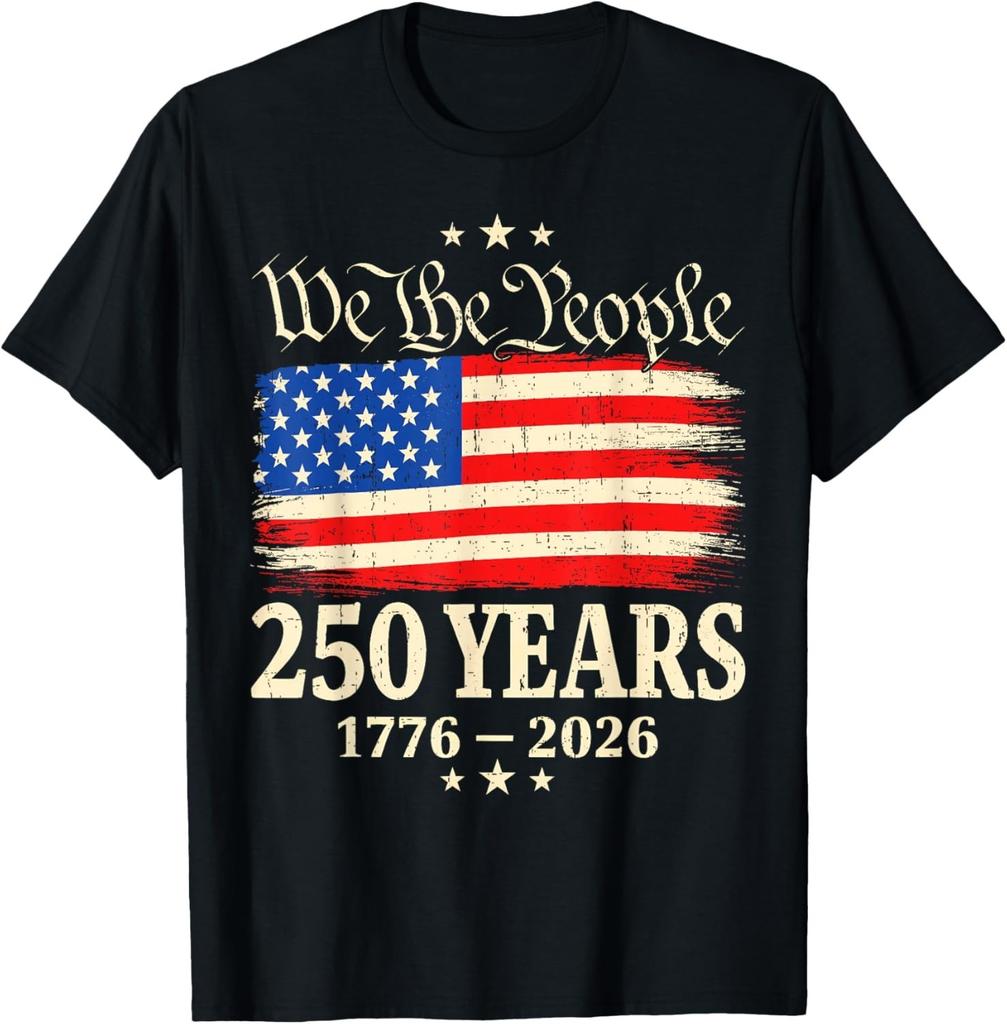 250-летний юбилей США 4 июля Патриотическая футболка 250 лет Американская