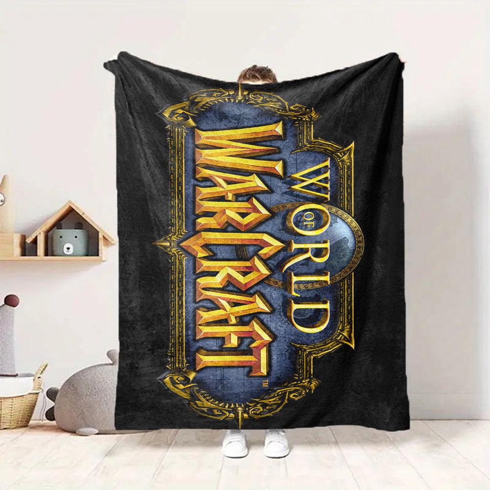 World Warcraft Flannel Blanket Throw Blanket Soft Warm Sofa Bed Camping Car home Decor Unique Christmas Gift C9302608