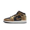 New 1 Mid SE Metallic Gold Black GS DR6967-071
