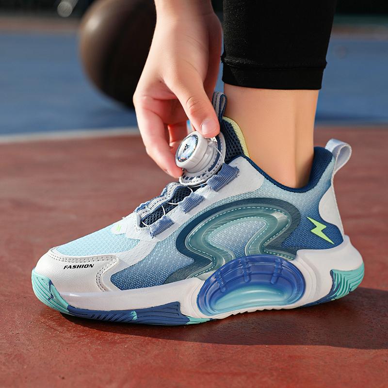 31-42 Children and Teenagers Plus Size Convenient and Fashionable Sports and Leisure Shoes Low Top Basketball Shoes