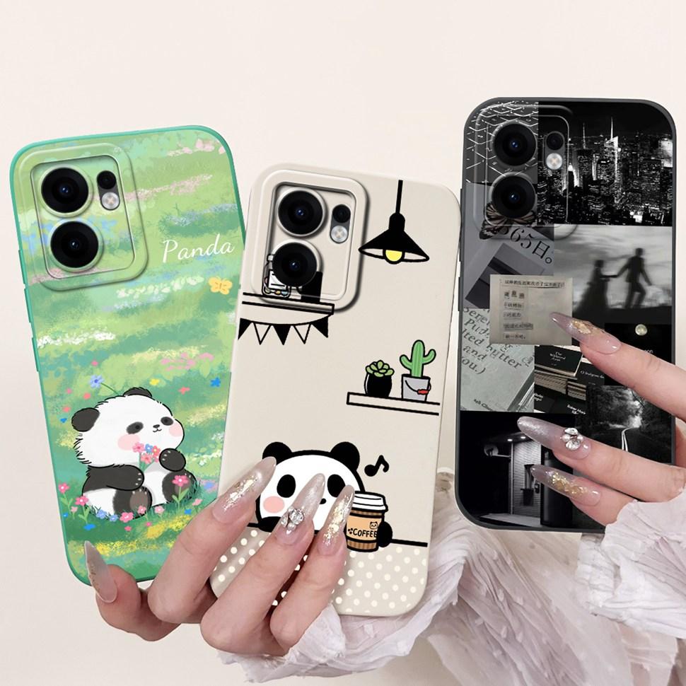 Для Oppo Reno13 F Чехол Милый Кролик Панда Мягкий Силиконовый Чехол для Телефона Для Oppo Reno 13 Reno13 Pro 13F Reno13F 5G Fundas Capa Shell