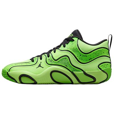 Мужские баскетбольные кроссовки Tatum 3 Support Lightweight Mid-Top Jordan HV5912-300 цвета Ghostly Green.
