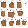 Woven Vegetable Fruit Storage Baskets Hanging Garden Plant Baskets  Kitchen Decoration