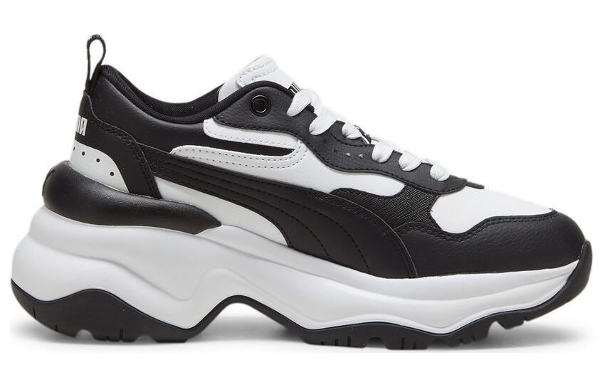 Puma Женские босоножки на танкетке Cilia 'Черно-белые' 393915-07