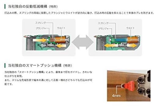 Беспроводной гвоздезабивной пистолет HiKOKI серии NP18DSAL с интеллектуальным толкающим механизмом, быстрой зарядкой и чехлом, в комплекте с функцией Multi-Volt (ЛХПК)