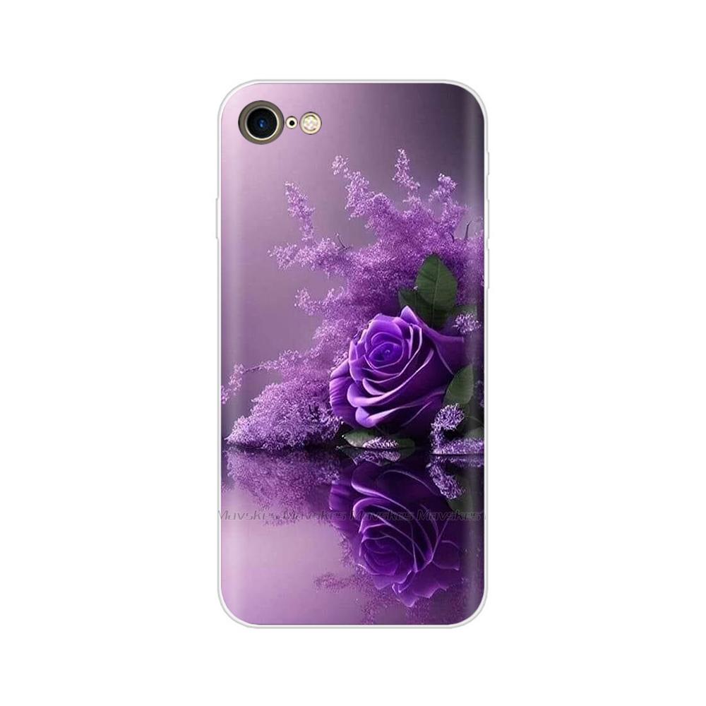Чехол для iPhone SE 2020 Модный Мультяшный Мягкий ТПУ Задняя Крышка Для iPhone SE Прозрачный Силиконовый Корпус Защитные Чехлы Для iPhoneSE