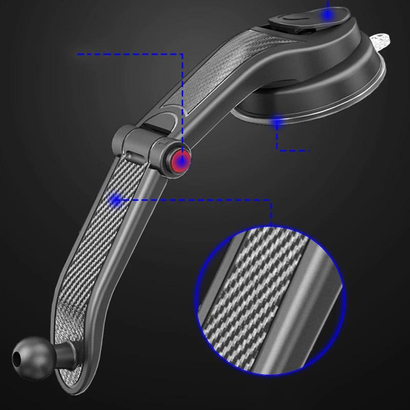 Вращающийся на 360 градусов автомобильный держатель для мобильного телефона, фиксированная противоударная мобильная подставка, большая поддержка GPS для iPhone, Xiaomi, Samsung, аксессуары
