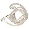 Earphone Upgrade Cable Replacement 8 Core Silver Plated 2 Pin Headphone Wire with Mic for KZ C10