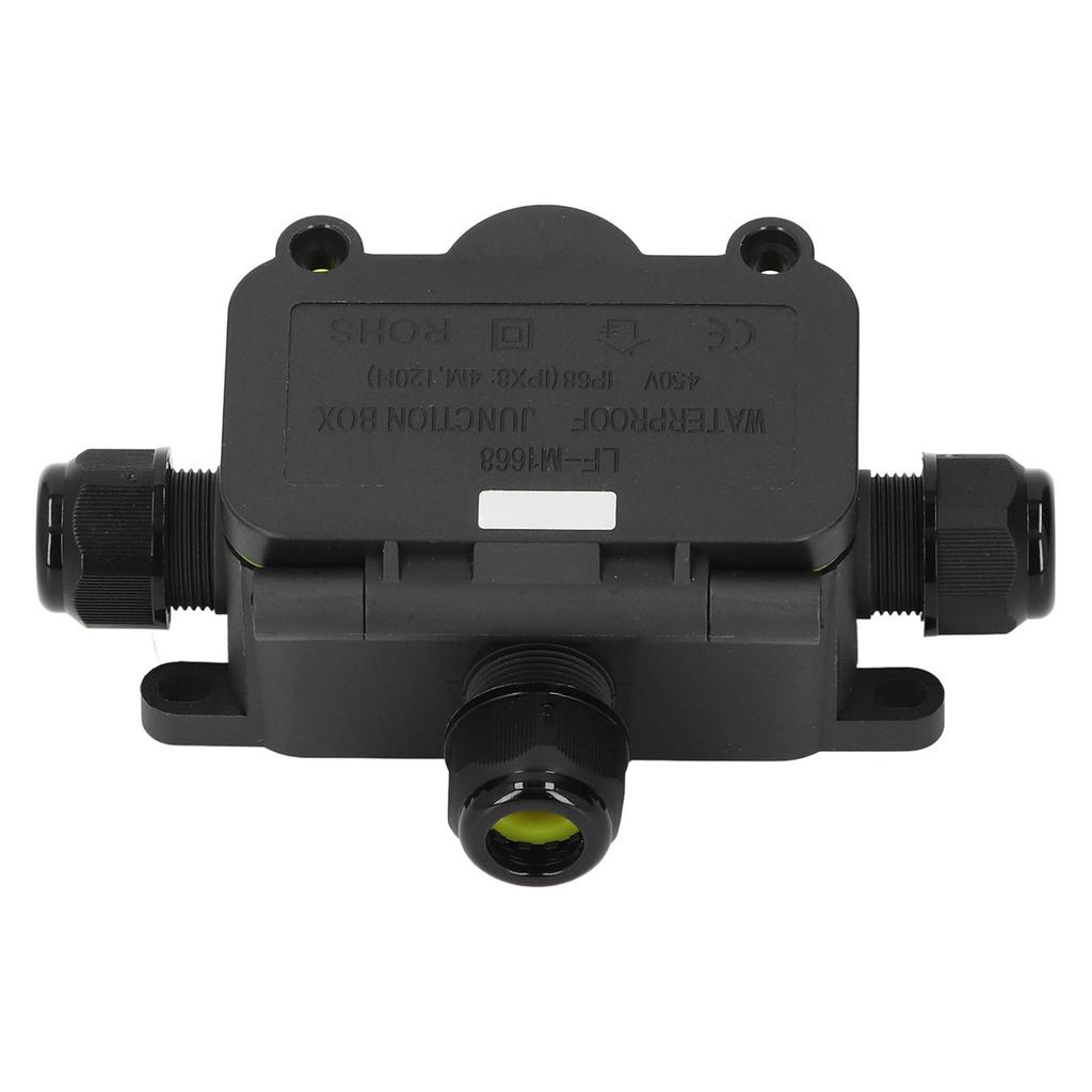 Water Proof Electrical Box, 3 Way IP68 Junction Box for LED Lights, 40A 450V Outdoor Connection Box for Street Lights, , with Silicone S