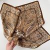 70 см Ретро Британский Дворцовый Стиль Шелковый Шарф Женский Имитация Шелка Узор Кешью Печать Одежда и Сумка Украшение Квадратный Шарф