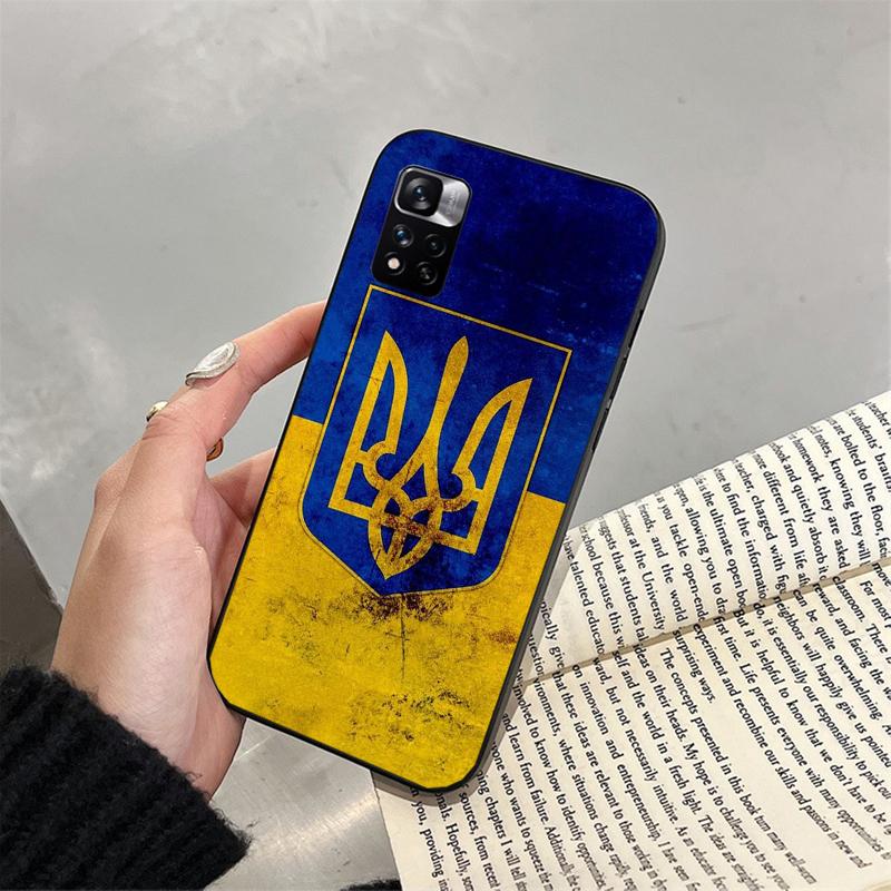 Phone Case For Xiaomi Redmi Note 11S 11 10 Pro 9Pro 8Pro Note9 9S 10S 9T Redmi 10 10C 9C 9A Ukraine Flag Case Funda Capa Cell