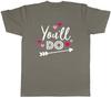 Unisexs T Shirt Valentines Day Youll Do Love Heart Unisex Tee Gift