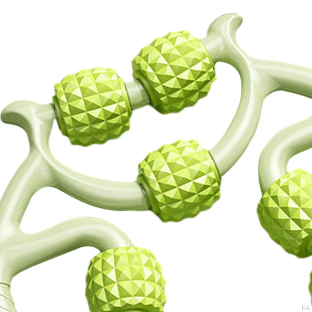 9 колес мышечный роликовый массажер для ног зажим круглый для домашнего спорта