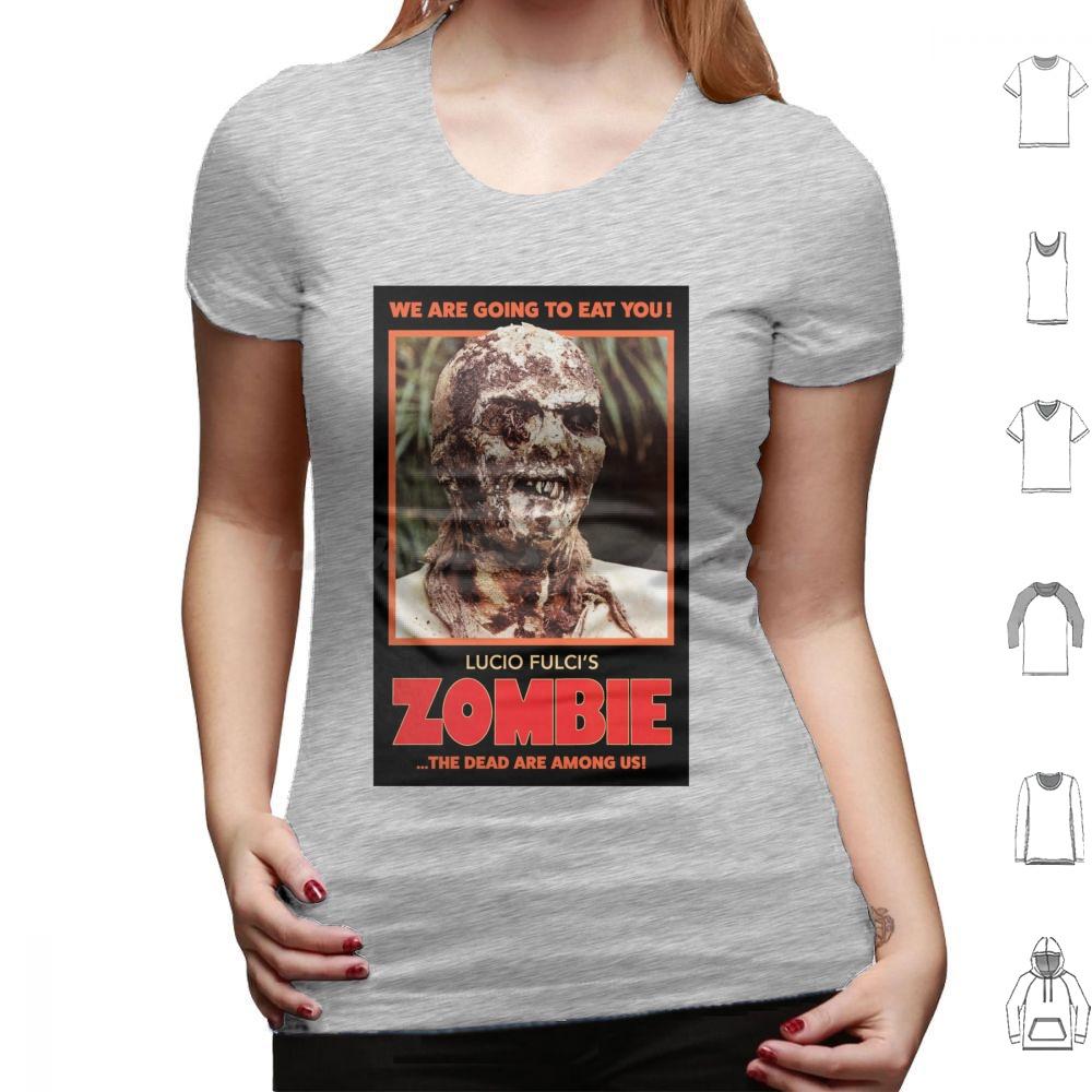 Lucio Fulcis ZombieRed T Shirt 6xl Cotton Cool Tee Luciofulci Fulci Horrormovie Horror Movies Zombies Zombie
