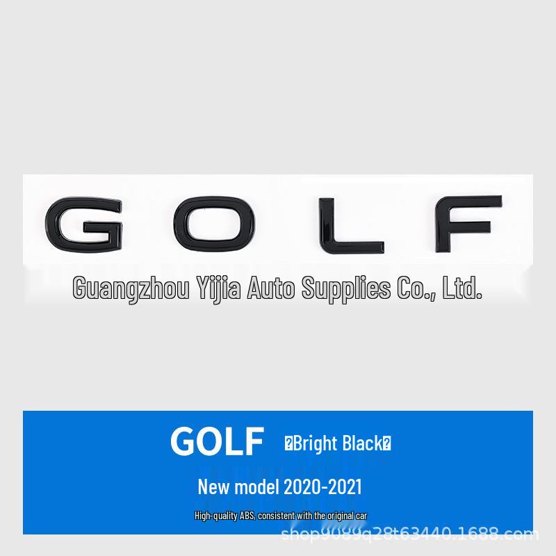Наклейки с английским логотипом на задний багажник Volkswagen Golf для новых и старых моделей