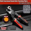 Multi-functional Punch Pliers Round Hole Oval Hole DIY Tool Watchband Strap Household Leathercraft Leather Belt Hole Punch Plier