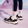 Skechers Мужские и женские повседневные кроссовки I Conik из искусственной кожи, низкие, черные с розовым, 8701646L-BKNP