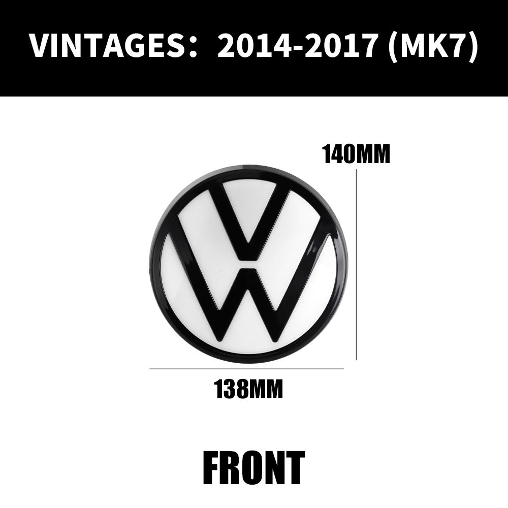 Car Front Grill Rear Trunk Emblem Lid Covers Accessories For Volkswagen VW Golf 7 MK7 2014-2017 GOLF7.5 MK7.5 2018-2020 zl2